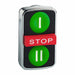 MultiheadOperator NonIllum Green 1NO/1NC