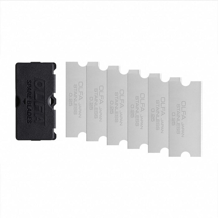Stainless Steel Glass Scraper Blades PK2