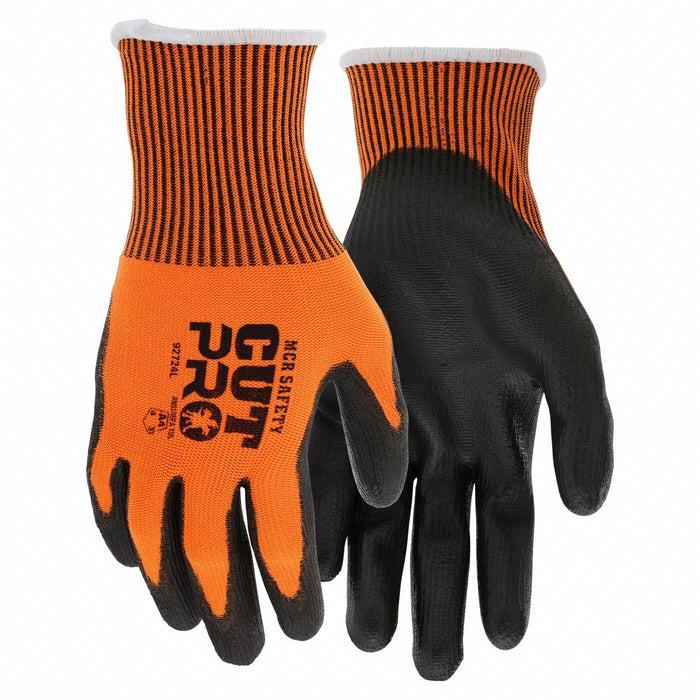 Coated Gloves Finished Knit M/8 PR