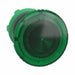 MushroomHeadPushButton Grn NoLamp 22mm