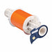 ContinuousLabelStock Orange Gloss 4inW