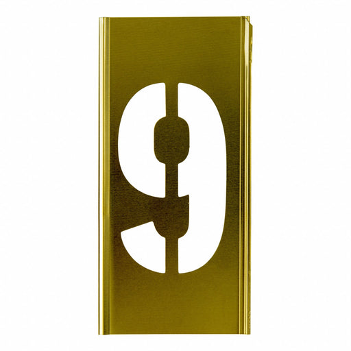 Individual Stencil Number Brass