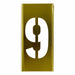 Individual Stencil Number Brass
