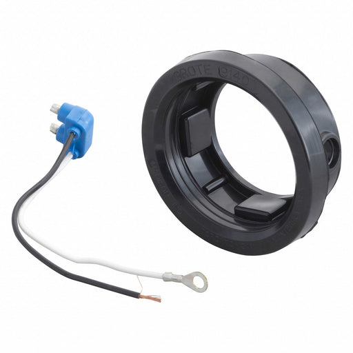 Grommet Oblong Black PVC Style 1