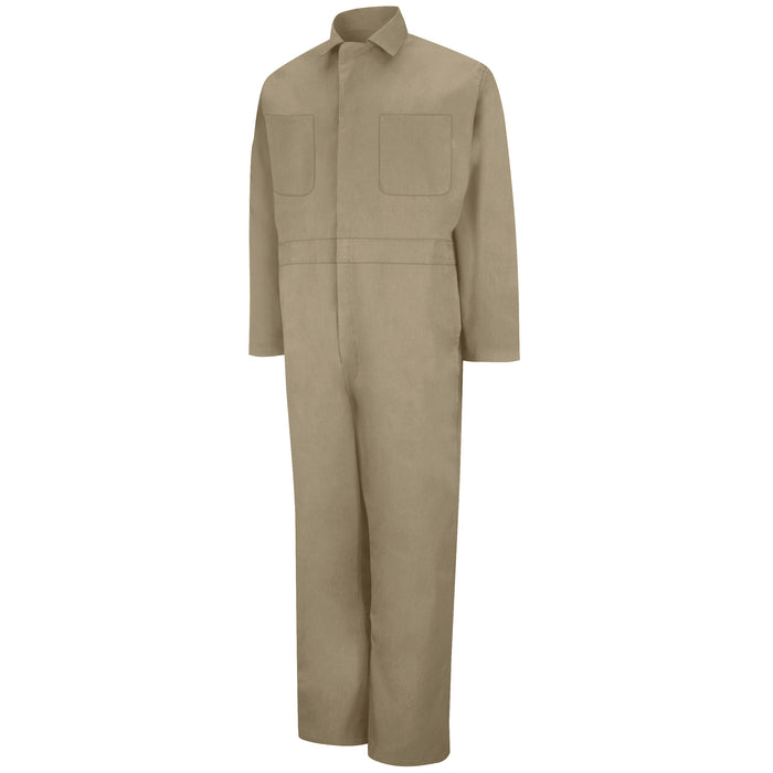 Twill Action Back Coverall with Chest Pockets