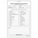 Forklift Inspection Book White 5 1/2 W