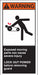 Labels 5 PK Exposed Moving Parts
