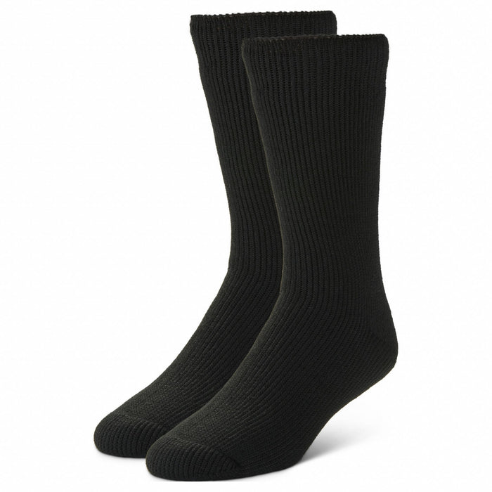 Socks Black Crew Men s 8To12 1/2 PR