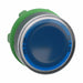 Flush Push Button Blue No Lamp 22mm