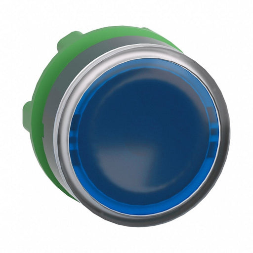 Flush Push Button Blue No Lamp 22mm