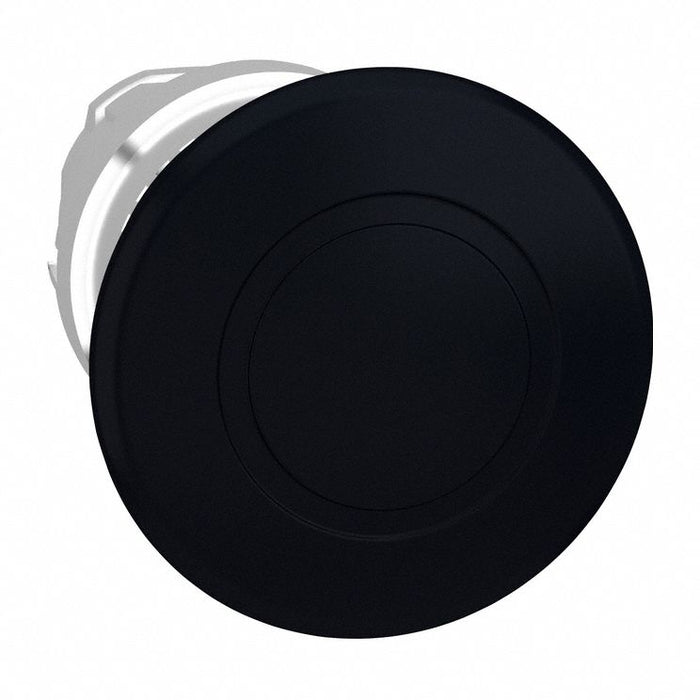 H6954 Mushroom Head Push Button Black 22mm