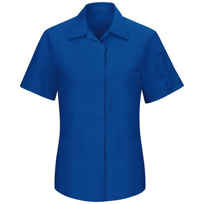 Women's Short Sleeve Performance Plus Shop Shirt with OilBlok Technology