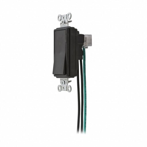 Wall Switch 1-Pole 120/277V 15A Black