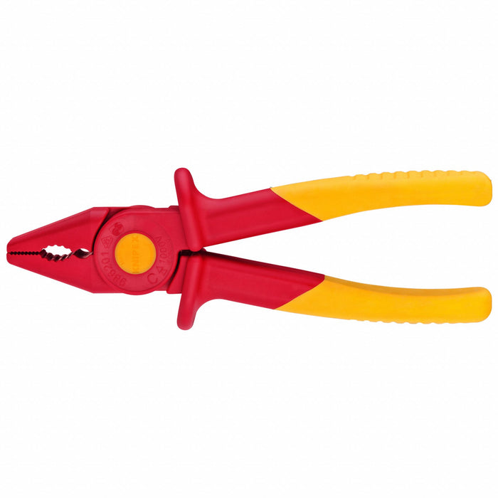 Flat Nose Plier 7-3/32 L Serrated