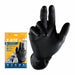 Disposable Gloves Black 2XL PK10
