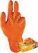 Disposable Gloves Orange L PK50