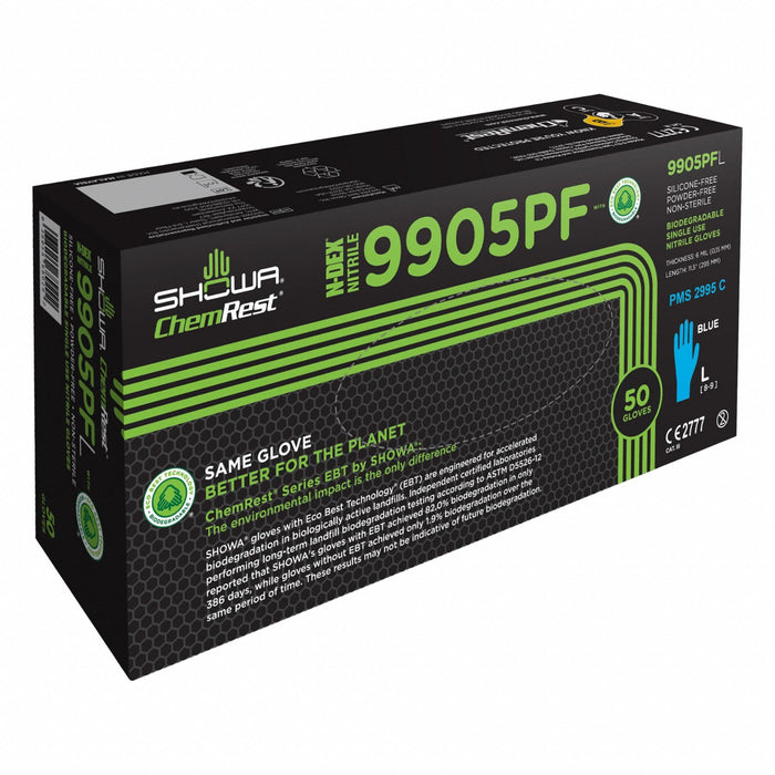 D1825 Disposable Gloves Nitrile XL PK50