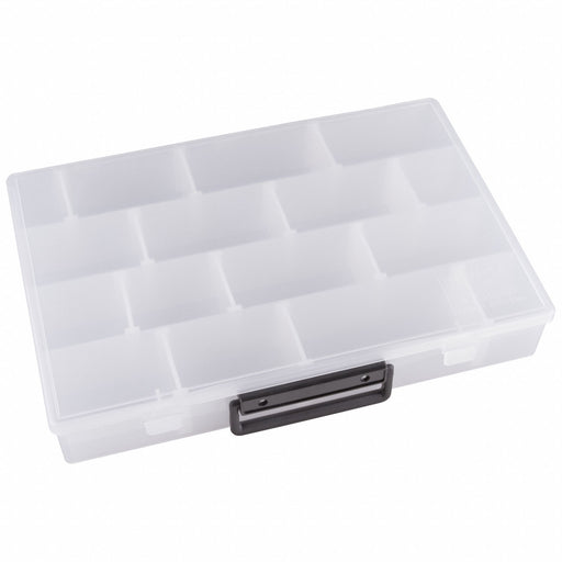 CompartmentBox 13.5inW 9.625inL Clear