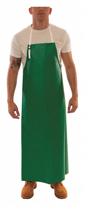 Bib Apron M Green PVC Polyester