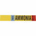 Pipe Marker Ammonia 4 in H 24 in W