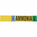 Pipe Marker Ammonia 4 in H 24 in W