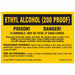 Chemical Label 5 in W Polyester PK25