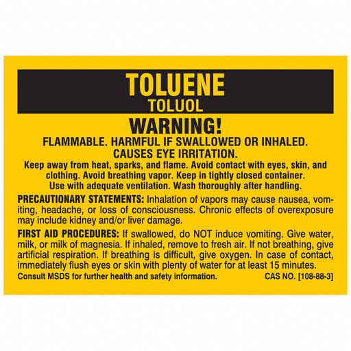 NFPALabel 2inH 2-7/8inW Polyester PK25