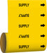 Pipe Marker Supply 8 in H 8 in W