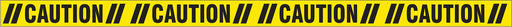 Floor Tape Black/Yellow 3 inx60 ft Roll