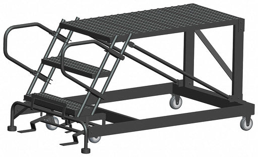 Roll Work Platform Steel Single 30 In.H