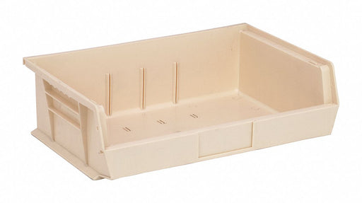 F0606 Hang and Stack Bin Ivory PP 5 in