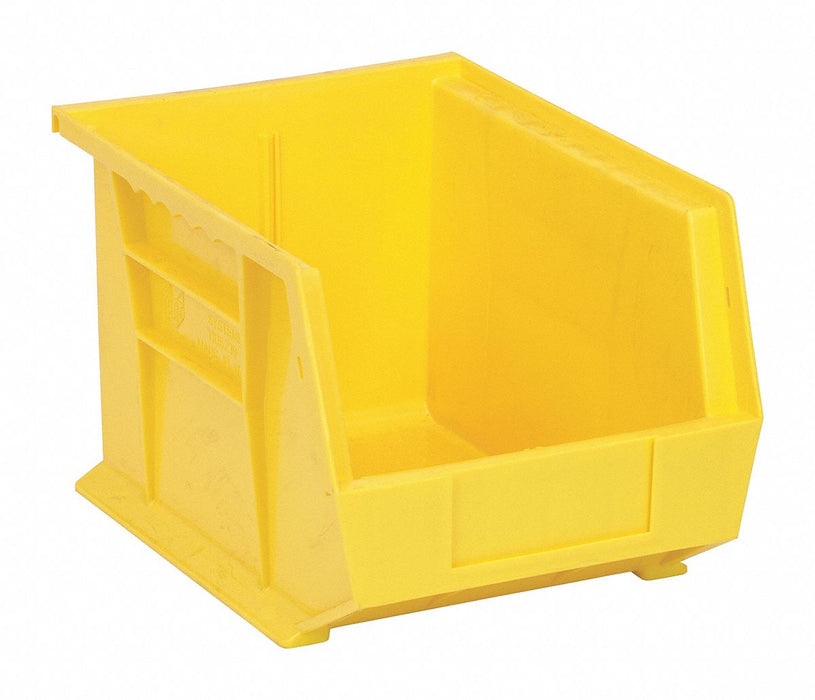 F0604 Hang and Stack Bin Yellow PP 7 in