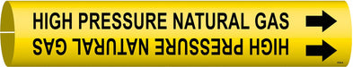 Pipe Marker High Pressure Natural Gas