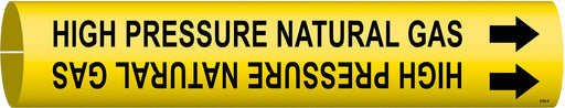 Pipe Marker High Pressure Natural Gas