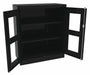 E4467 Storage Cabinet 42 x36 x18 Black 2Shlv