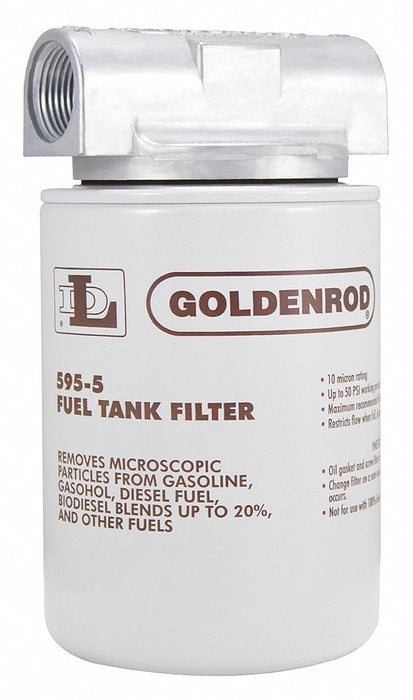 Fuel Filter 25 gpm 50 psi 7-1/2 in L