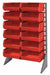 F1614 BinRailFlrRck 36inx54inx15in LdCp 50 lb