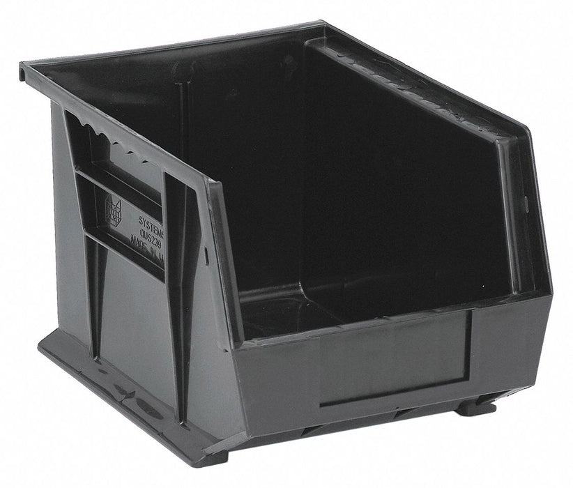 F0604 HangandStackBin 10.75inL 8.25inW Plastic