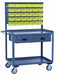 Mobile Wrkstion Steel 36 L 30 W 2 Shelf