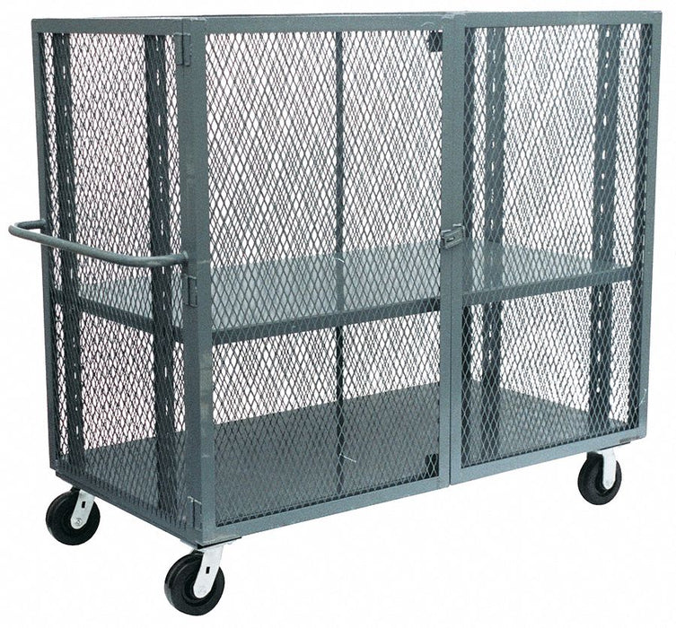 Mesh Security Cart 3000 lb 57x24x60