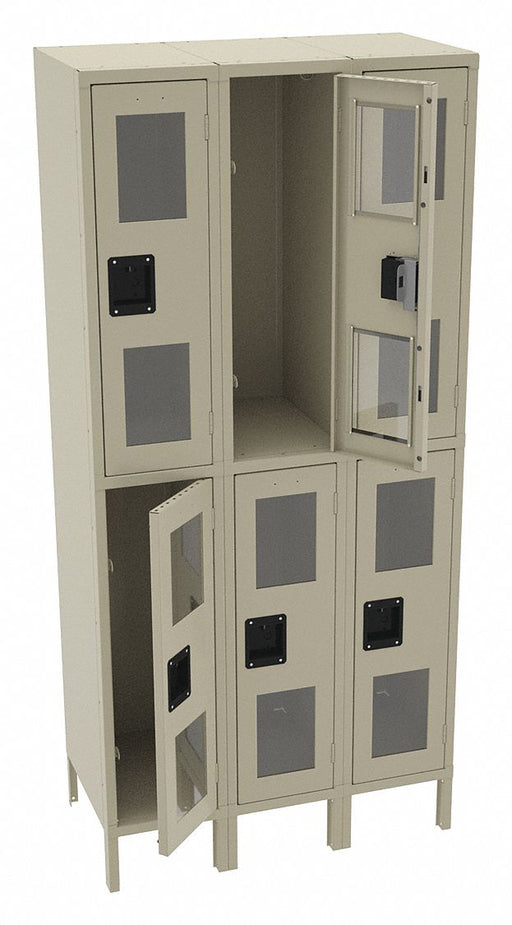 Wrdrb Lckr 2x3Lckr Sand 78 x36 x18 Assm