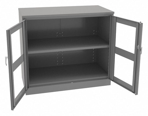 Storage Cabinet 42 x36 x24 MdGry 2Shlv