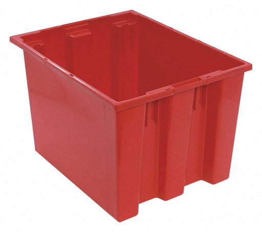 E1881 Stacking NestingTote 19.5inL 15.5inW Red