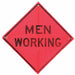 Traffic Sign 36 in x 36 in Orange