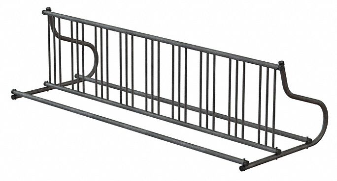 Bike Rack Silver Color 18 Cap. 42 W