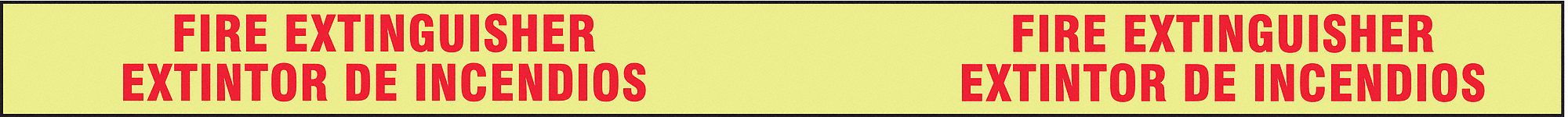 Floor Tape Red/Yellow 3 inx15 ft Roll