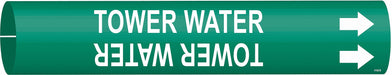 Pipe Marker Tower Water 7/8in H 7/8in W