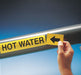 Pipe Mrkr Make-Up Water 1in H 8in W