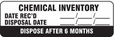Label Black/White Paper PK500