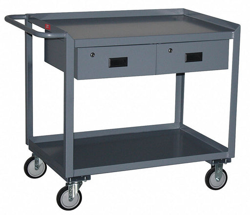 Mobile Wrkstion Steel 48 L 24 W 2 Shelf